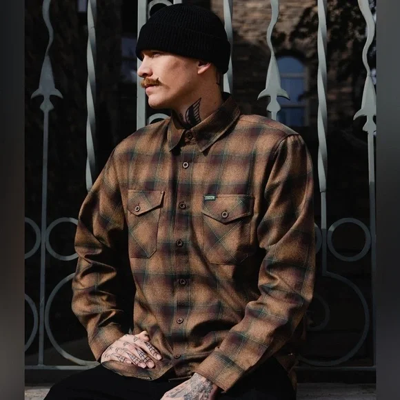 Dixxon The Glasgow Flannel NWT Men’s Shirt XL - Picture 3 of 8